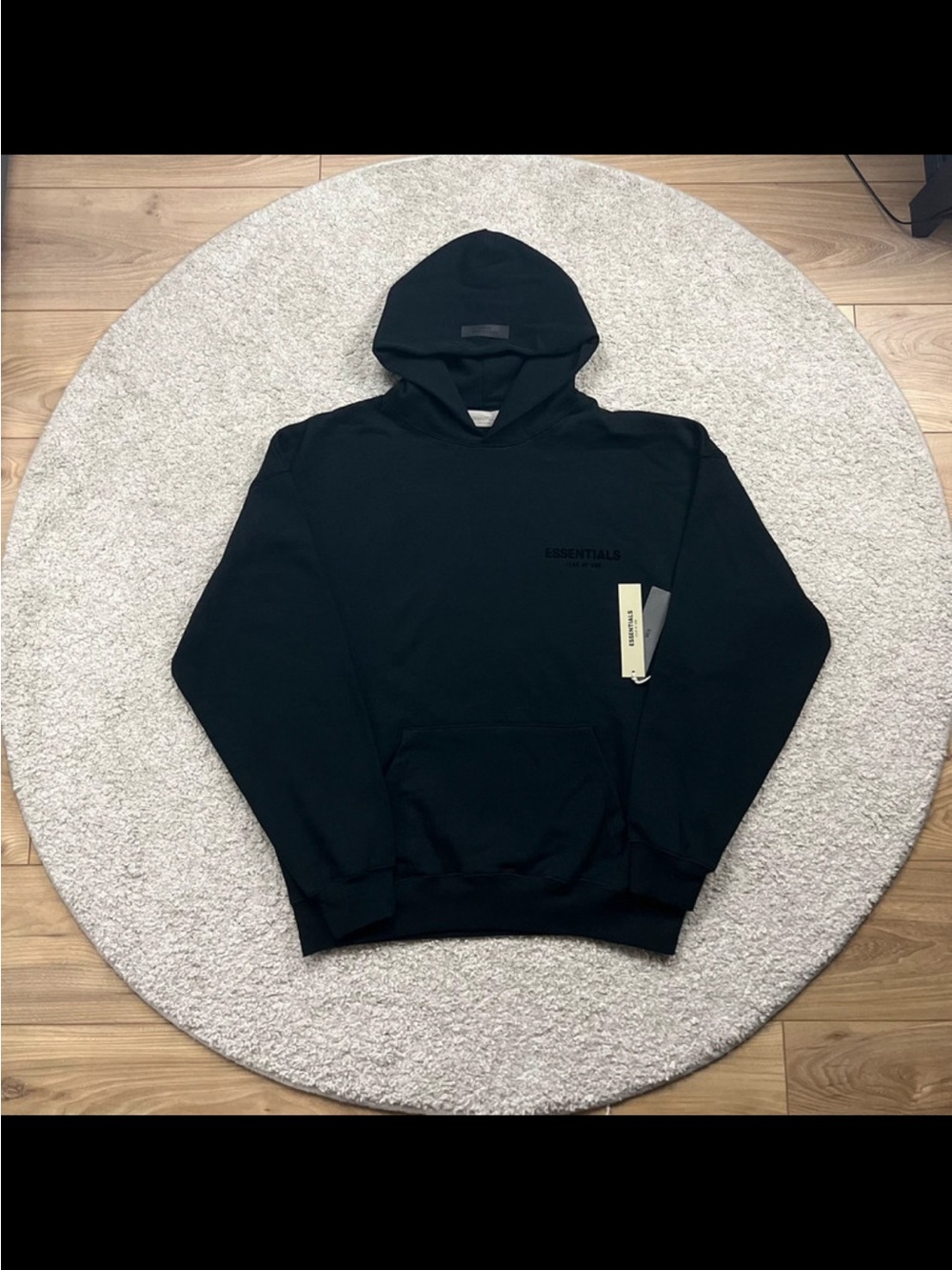 Brand New Essentials Black Hoodie
